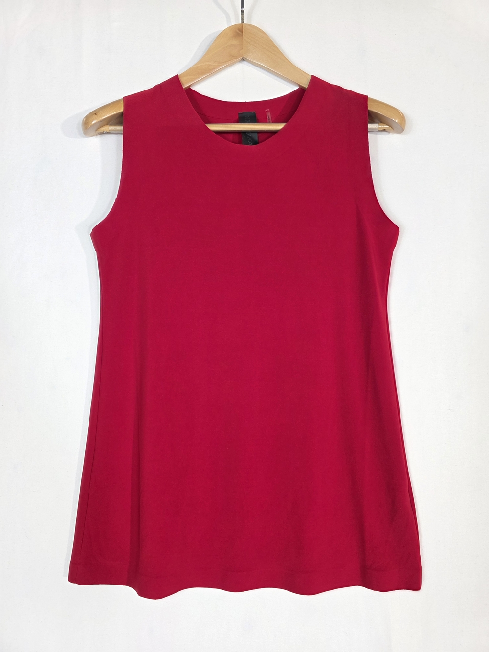 Norma Kamali Jersey knit Bold Red Sleeveless Top